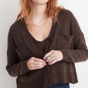Madewell Upton Wool-Blend Cardigan Sweater in good condition. Size M